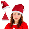 Custom Santa Hats Wholesale Personalized Logo Non‑Woven Christmas Santa Hat for Party Decoration
