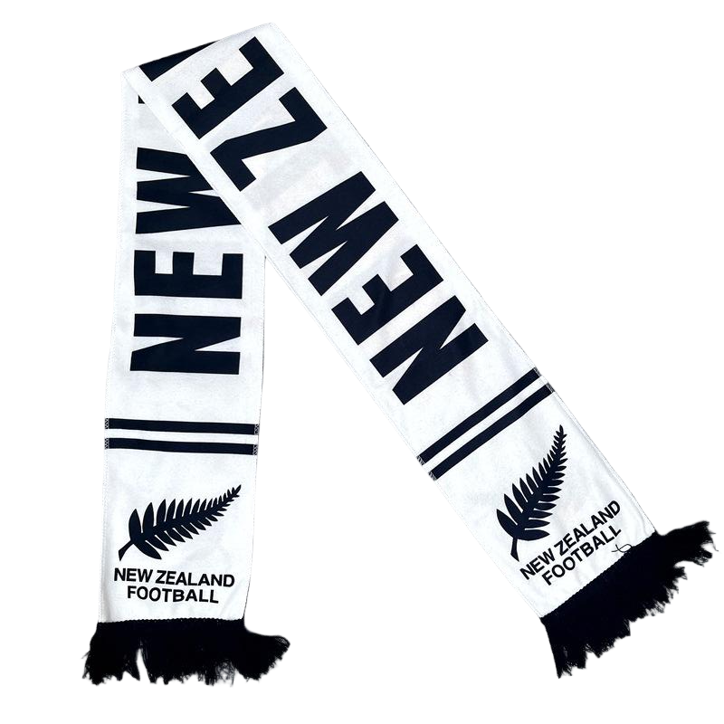 Wholesale Custom Acrylic Printed Sports Fan Scarf With Tassels