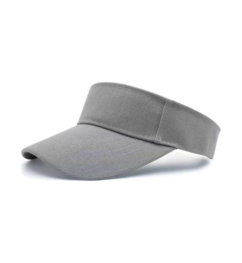 Breathable Laser-Cut Mesh Visor – Customizable Cotton Sun Protection Hat