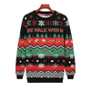 Wholesale Custom Unisex Vintage Polyester Knit Christmas Sweater - Retro Holiday Festive Knitwear