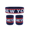 Custom Breathable Jacquard Star Sports Wristband & Headband 