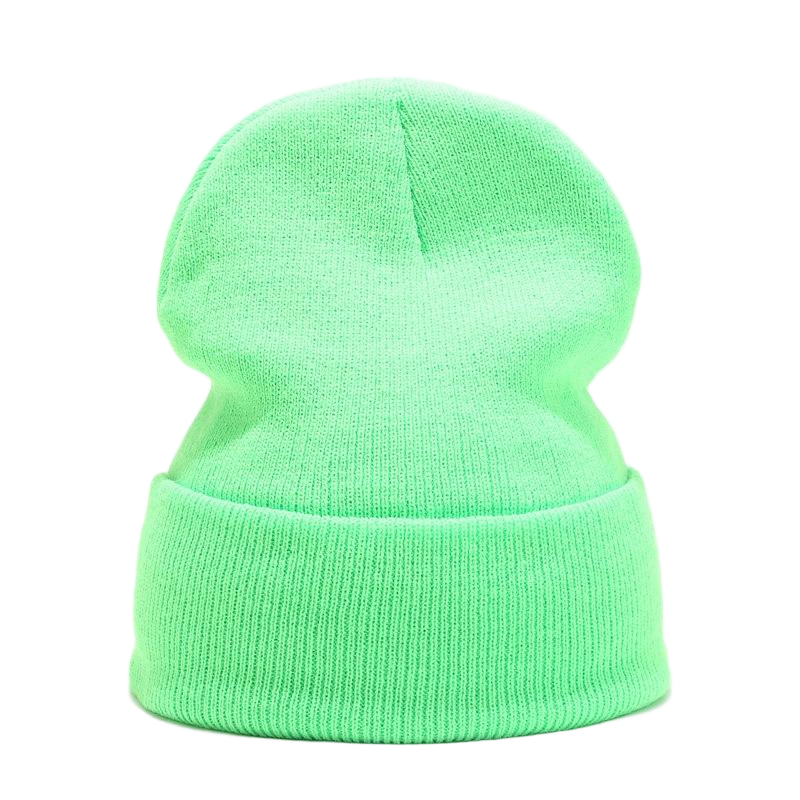 Custom Logo Knit Beanie Solid Red Cuffed Winter Warm Acrylic Skull Cap For Men Women