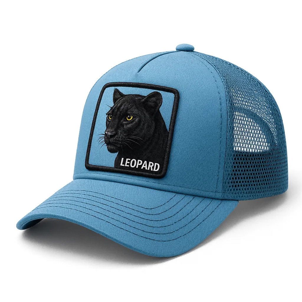 3D Puff Embroidery Trucker Hat Mesh Back Adjustable Snap‑on Baseball Cap