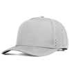 Custom Logo Laser Cut Ventilated Trucker Hat, Polyester Lightweight Quick Dry Athletic Baseball Cap 