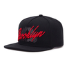 Wholesale Custom Retro Men Cotton Snapback Cap - Embroidered Flat Bill Baseball Hat