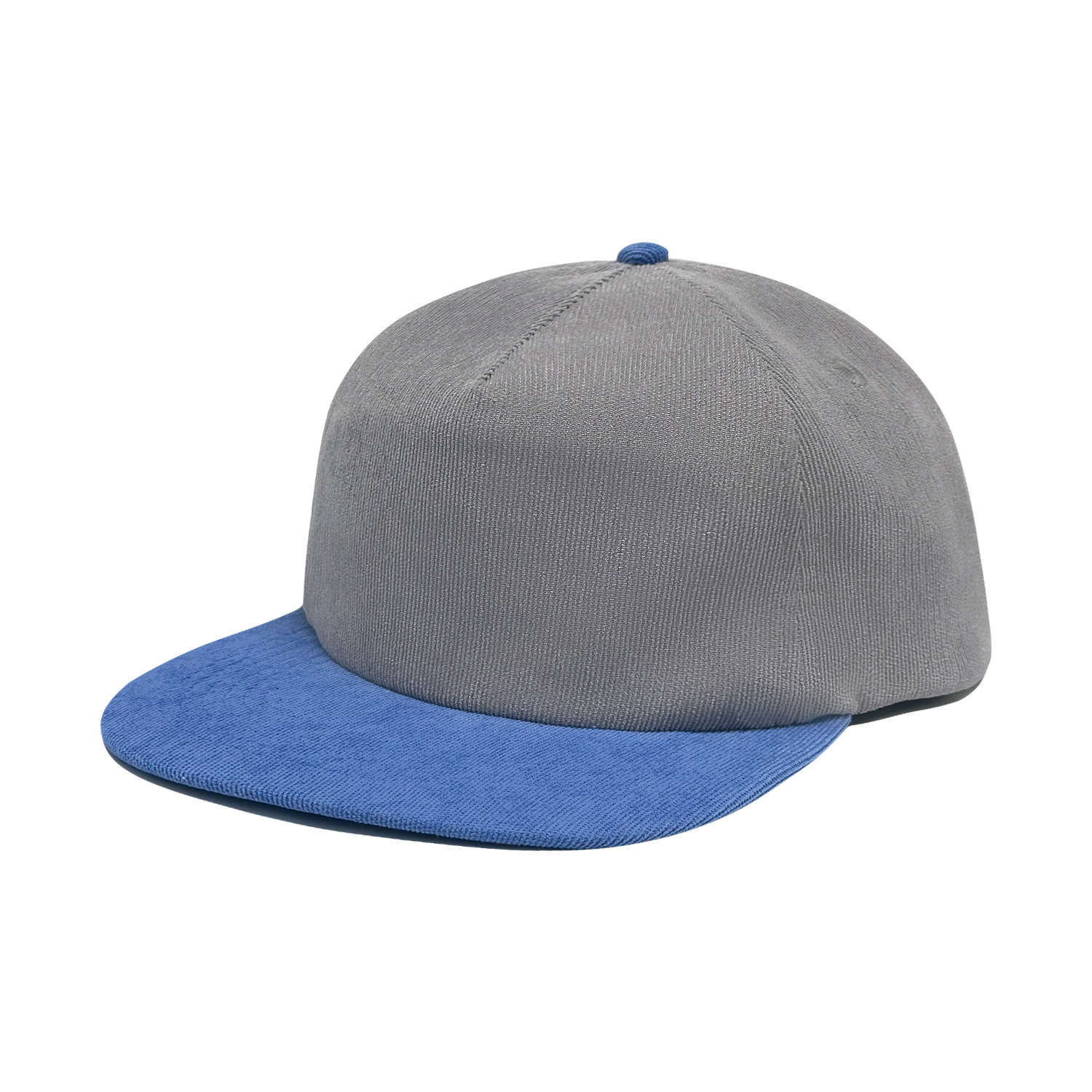 Bulk Custom Corduroy Snapback Hats – Flat Brim Baseball Caps