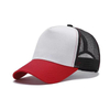 Classic Men Breathable Adjustable Snapback Trucker Hat with Color Block Design