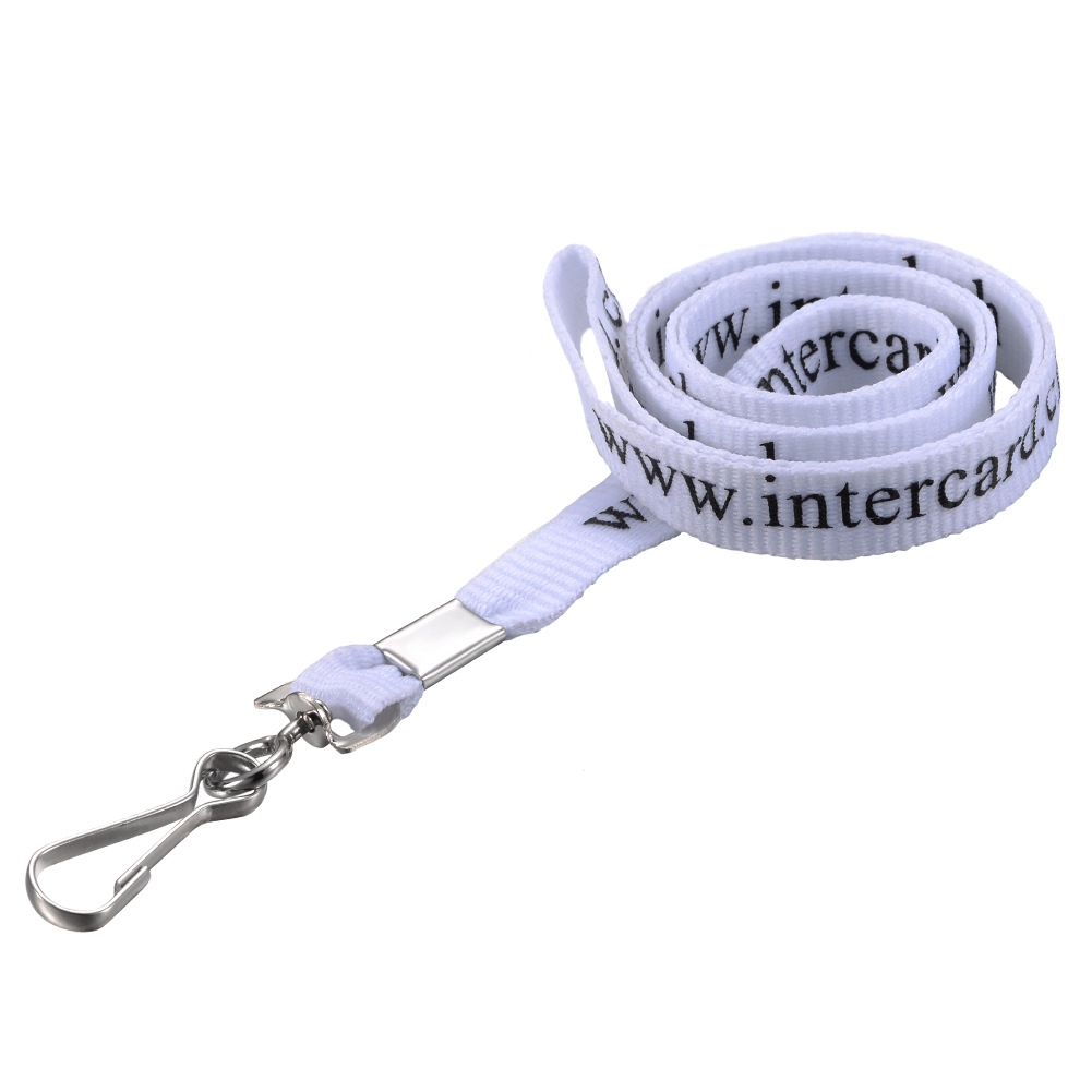 Custom Durable Knitted Neck Strap Lanyard with Swivel Hook