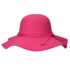 Wholesale Customizable Wool Floppy Hat with Wave Brim & Ribbon Bow for Women