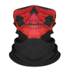Custom Polyester Skull Print Seamless Bandana for Outdoor Activities