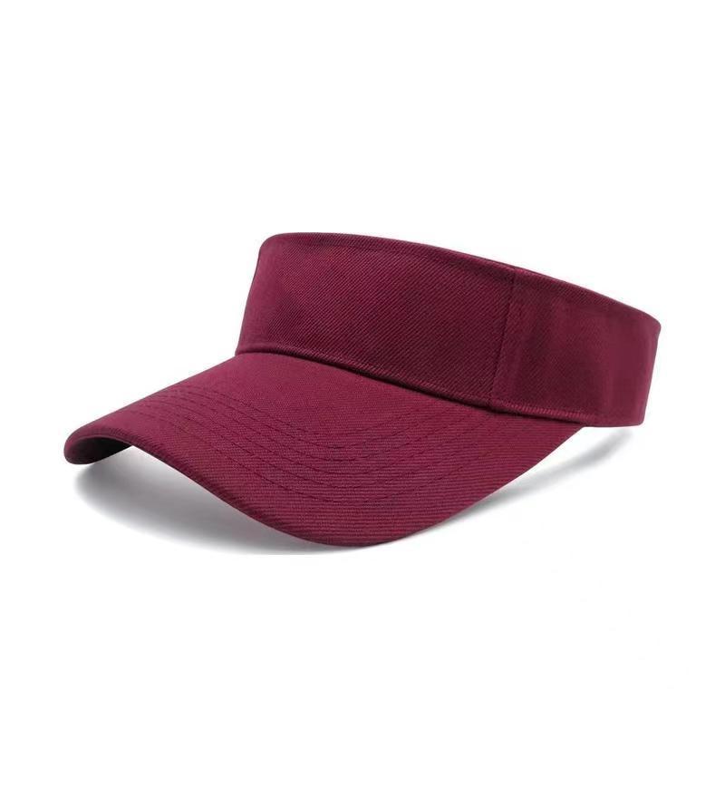 Breathable Laser-Cut Mesh Visor – Customizable Cotton Sun Protection Hat