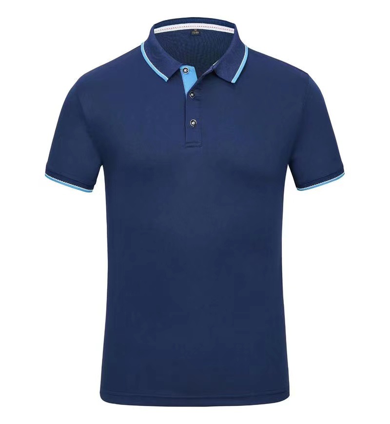 Custom Men Quick-Dry Short Sleeve Polo Shirt - Bulk Order with Neon Accents for Teams