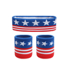 Custom Breathable Jacquard Star Sports Wristband & Headband 
