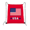 Custom Germany Flag Drawstring Backpack Bag - Wholesale Sports & Travel Gym Sack