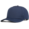 Custom Logo Laser Cut Ventilated Trucker Hat, Polyester Lightweight Quick Dry Athletic Baseball Cap 