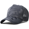 Camo Mesh Trucker Cap Unisex Adjustable Snapback Breathable High Crown Baseball Hat