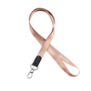 Wholesale Custom Pink Lace Print Lanyard with Gold Hook