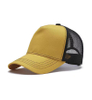 Classic Men Breathable Adjustable Snapback Trucker Hat with Color Block Design