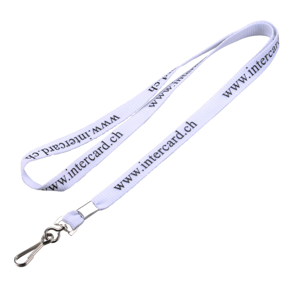 Custom Durable Knitted Neck Strap Lanyard with Swivel Hook