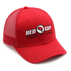 Wholesale Custom Embroidered Red Mesh Trucker Cap - Men Sports Headwear