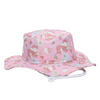 Wholesale Fashion Pink Print Kids Bucket Hat with Chin Strap