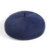 Wholesale Custom Women Solid Color Knit Beret Hat - Soft Warm Headwear