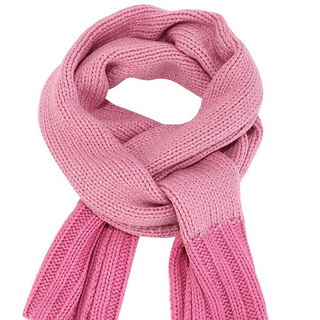 Men Women Nordic Pattern Knitted Scarf, Cozy Navy Red Winter Neck Scarf