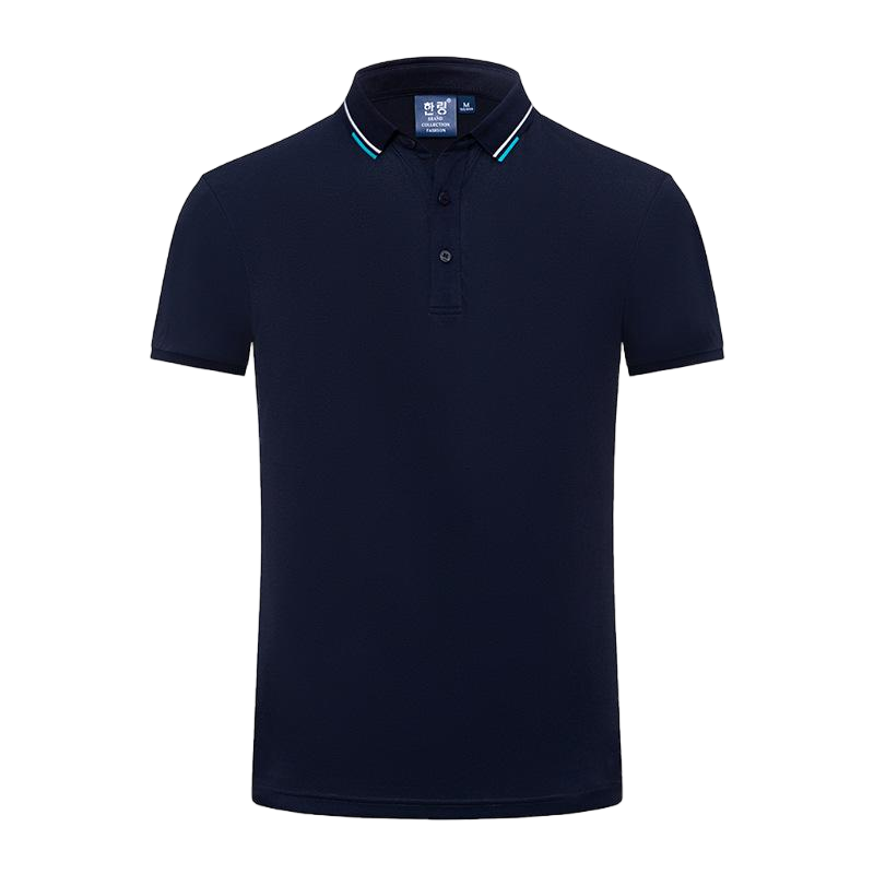 Custom Embroidered Men's Polo Shirt – Short Sleeve Business Casual Polo for Wholesale Bulk Orders