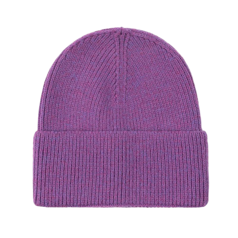 Trendy Solid Color Acrylic Knit Cuff Beanie – Wholesale Bulk Pack for Branding & Corporate Gifting