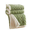 Customizable Textured Sherpa Fleece Throw Blanket | Wholesale Soft Warm Blankets for Home & Hotel