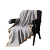 Wholesale Custom Polyester Soft Jacquard Knit Throw Blanket 