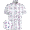Wholesale Custom Men Printing Pattern Polo Shirts – Breathable Quick-Dry Fabric