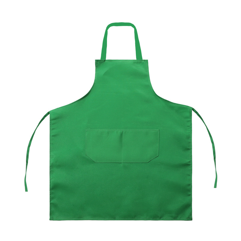 Wholesale Solid Color Cotton Cooking Aprons with Pocket - In Stock Commercial Grade for Catering & Kitchen Staff