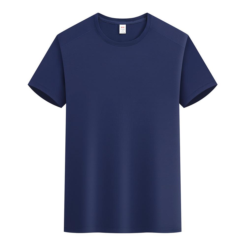 Men's Women's Light Blue Quick Dry Crew Neck T-Shirt Athletic Workout Top