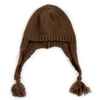 Cozy Winter Children Earflap Hat | Knit Beanie with Tassel Pom Poms 