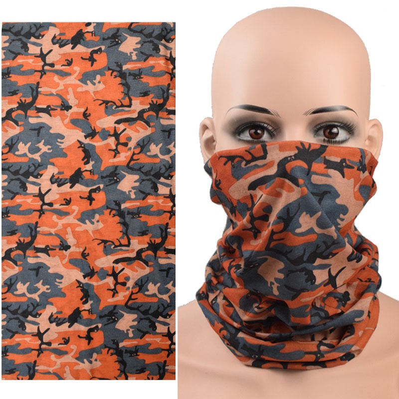 Wholesale Unisex Outdoor Camouflage Tube Scarf -Multi-Use Camo Neck Gaiter