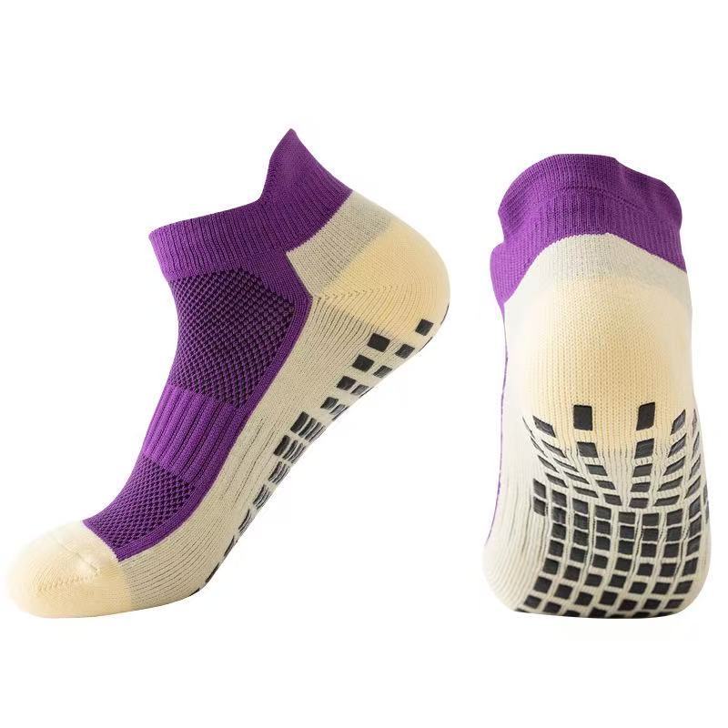 Lightweight Breathable Non-Slip Ankle Trampoline Socks for Pilates & Yoga