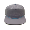 Wholesale Custom Logo Nylon Flat Brim Rope Hat Blank Quick-Dry Sports Baseball Cap 