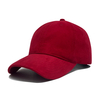 Custom Corduroy Baseball Cap Wholesale Unstructured Soft Cord Dad Hat