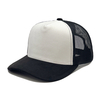 Wholesale Blank Suede Panel Trucker Hat Two‑Tone Mesh Back Snapback Baseball Cap