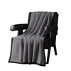 Wholesale Custom Polyester Soft Jacquard Knit Throw Blanket 