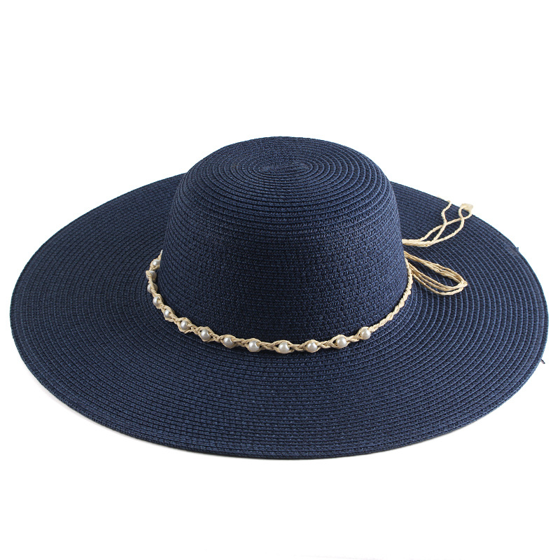 Classic summer straw hat styling