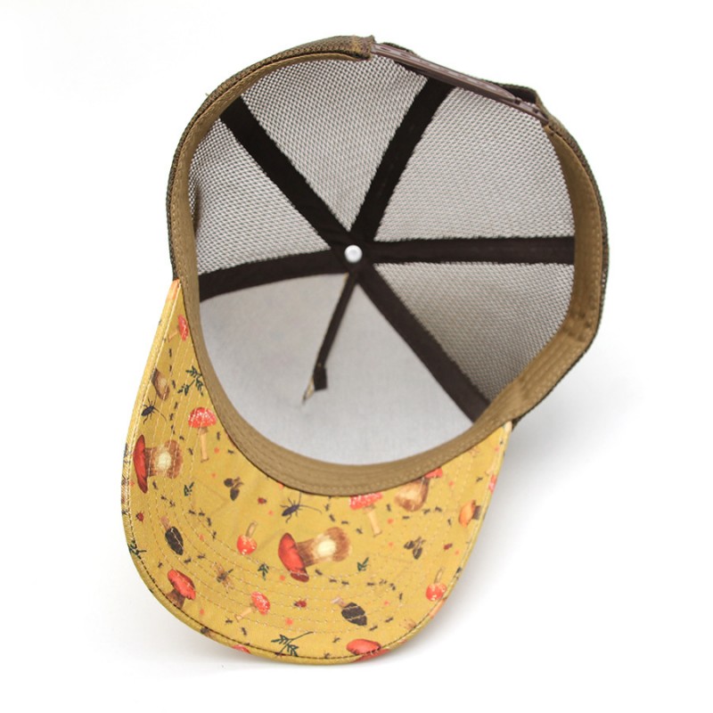 Vintage Printing Mesh Cotton Trucker Cap - Bulk Custom Breathable Headwear for Men & Women