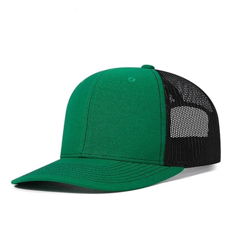 Wholesale Blank Trucker Hats - High Quality Cotton Front Mesh Back Snapback Caps