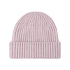 Vintage Street Style Ribbed Knit Beanie with Cuffed Brim
