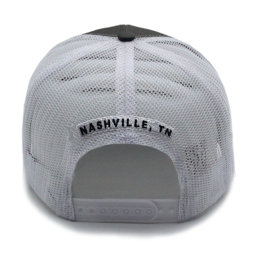 Classic Retro Embroidered Patch Trucker Hat Mesh Back Snapback Cap