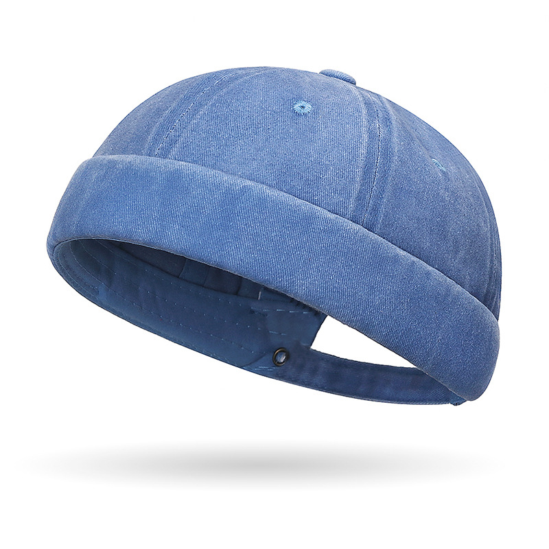 Custom Logo Vintage Soft Washed Cotton Docker Cap 