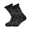 Wholesale Unisex Cozy Thick Thermal Socks | Fair Isle Knit with Sherpa Cuff for Cold Weather