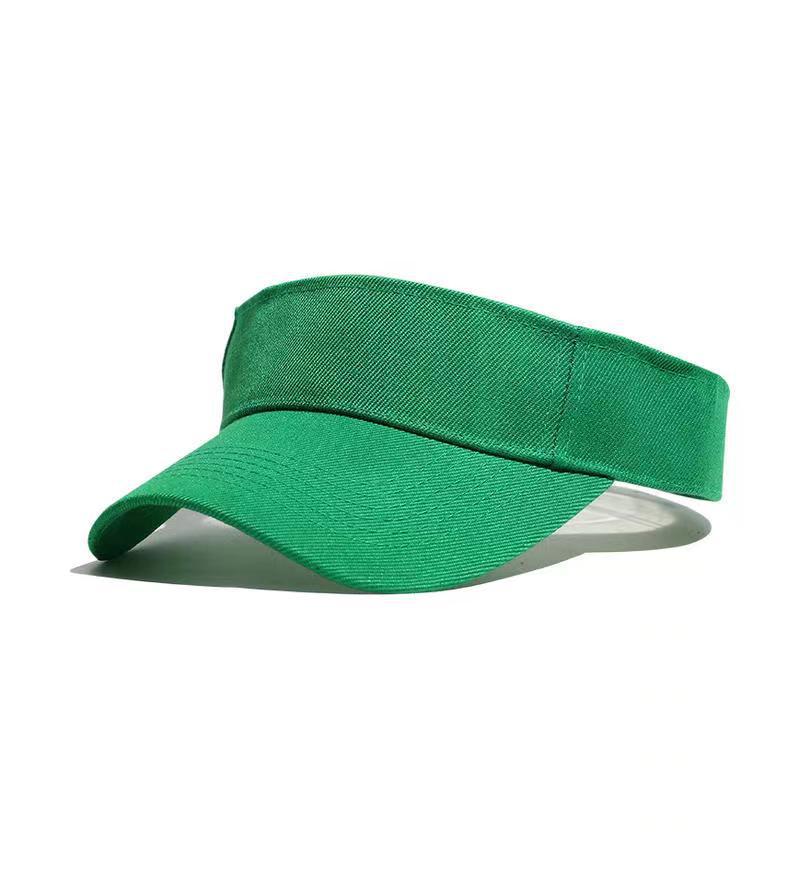 Breathable Laser-Cut Mesh Visor – Customizable Cotton Sun Protection Hat