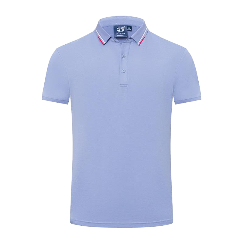 Custom Embroidered Men's Polo Shirt – Short Sleeve Business Casual Polo for Wholesale Bulk Orders